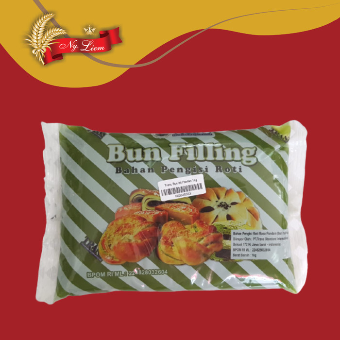 

✨TERLARIS -TRANS Bun Filling / Pengisi Roti / Isi Moon Cake Pandan 1 kg