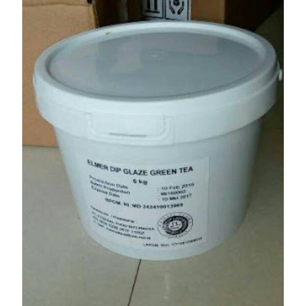 

✨TERLARIS -Elmer Green tea Dip Glaze 5 kg 5kg / Elmer Green Tea