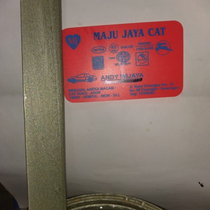 cat / cet mobil Toyota silver Inova Hilux Fortuner kode silver IC0 1/4