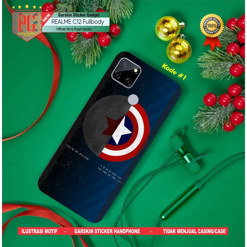 

Sticker Garskin Realme C12 Motif Hero (Hanya Sticker) hots