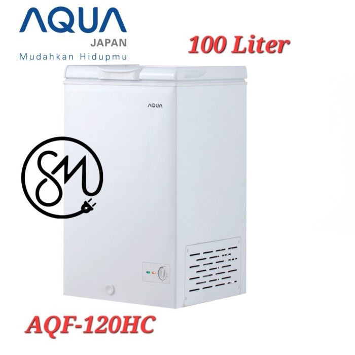 Chest Freezer AQUA AQF-120HC 100 Liter AQF120HC Freezer Box AQF 120 HC