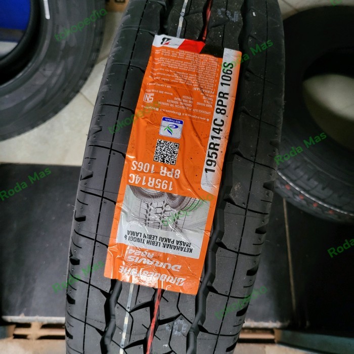 Ban Bridgestone Duravis 195 R14 (Ban Travello, L300D)