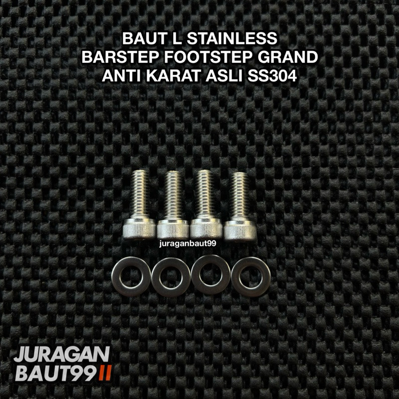 BAUT L STAINLESS BARSTEP FOOTSTEP ASTREA GRAND PRIMA SUPRA X WIN100 ANTI KARAT SS304