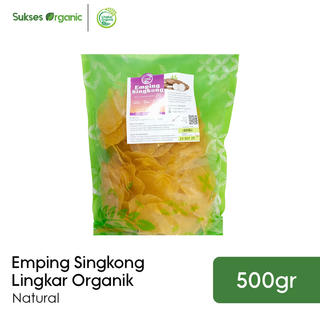 

Emping Singkong Gluten Free Lingkar Organik 500gr