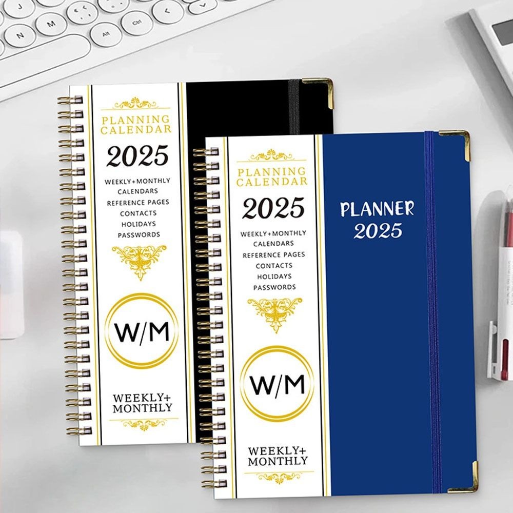 

Gifts Paper 2025 Planner Notebook A5 Coil Study Notebook School Supplies Notepads Office Stationery 365 Days Diary Book