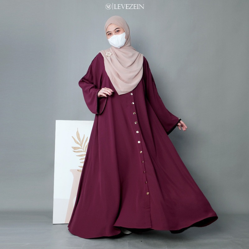 [NEW] Raudhah Abaya Syari bahan sophia by Levezein