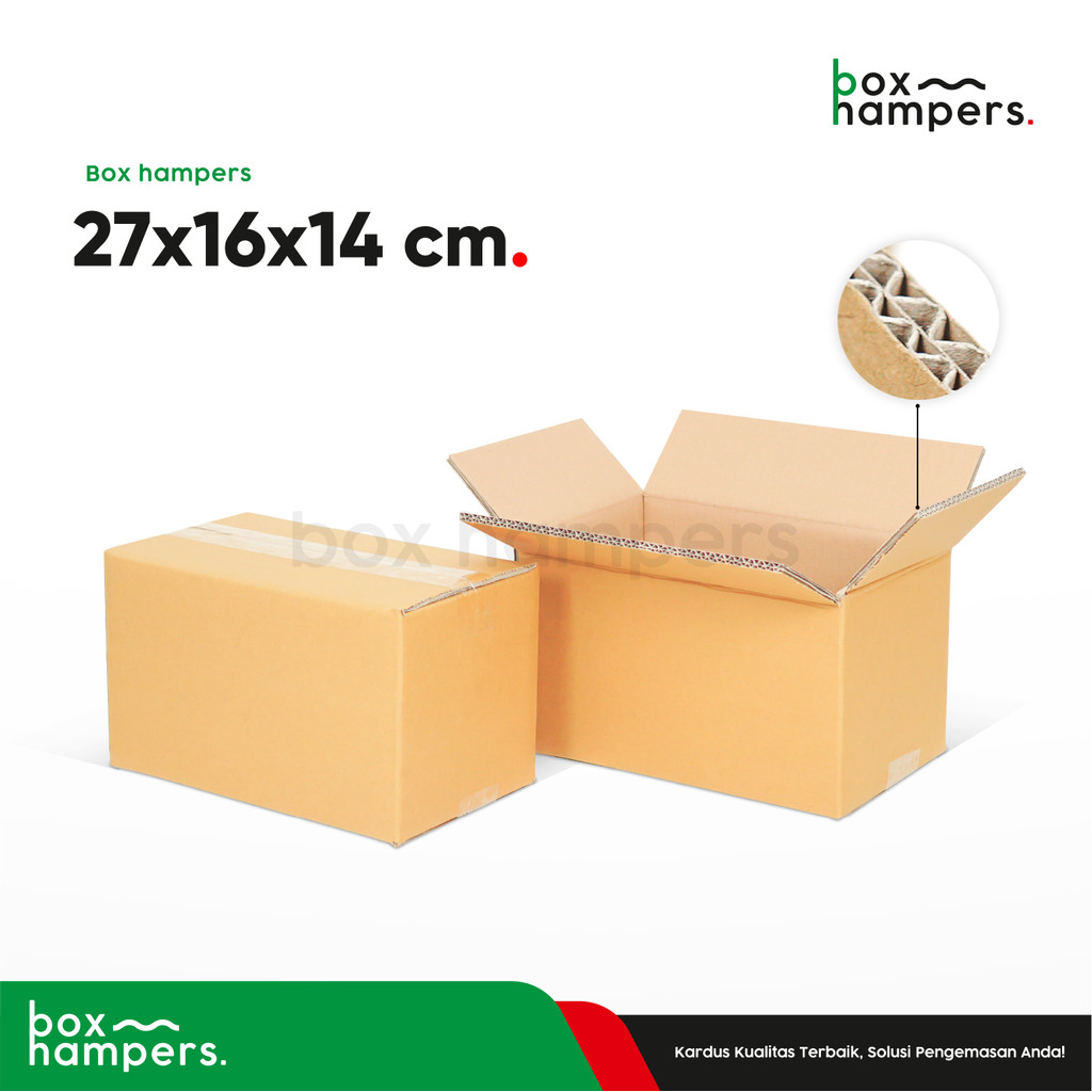 

Box 27X16X14 (MD) Doublewall box/kotak/kardus/normal/a1/amdk/boxkemasan/karduskemasan/tinggi10/tinggi14