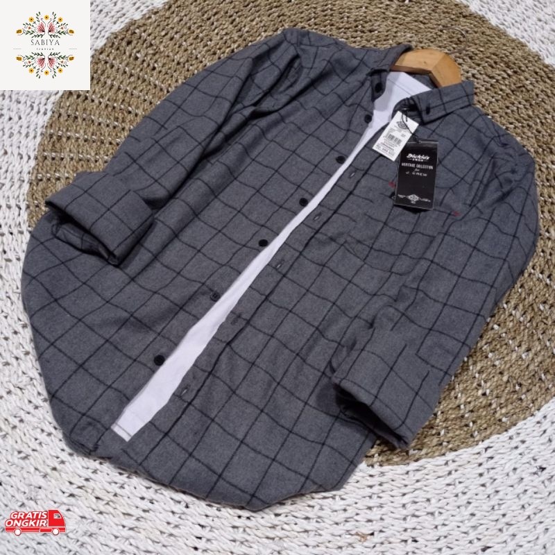 Hem Terkini / PROMOKemeja Flanel Pria [MOTIF SULTAN] Lengan Panjang Distro (Ori) Motif Flanel Kotak 