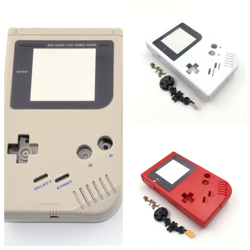 3 colors Full Shell Housing Replacement Repair Pack Case Cover For GameBoy GB Classic DMG  for GBO D