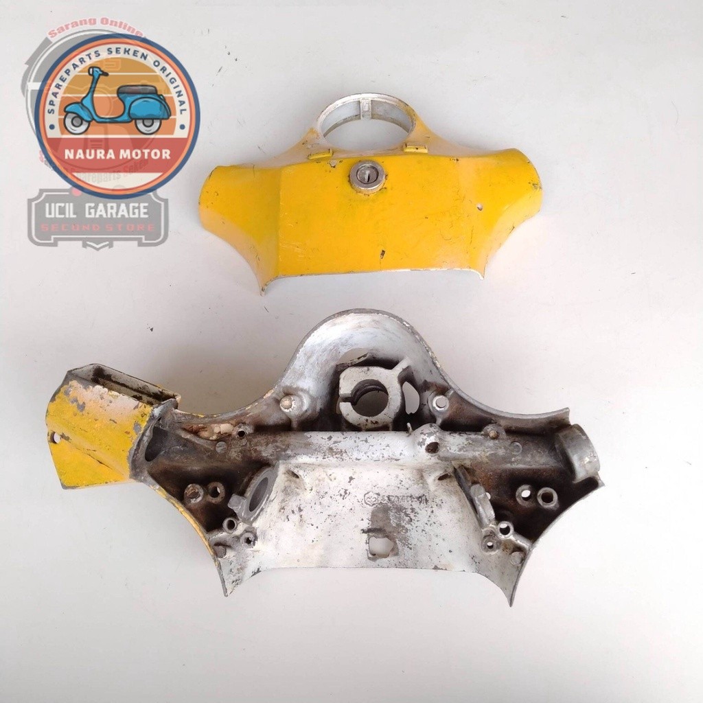 BAHAN BATOK ATAS BAWAH BABET VESPA PX TUA BATOK BAWAH VESPA PX SEKEN ASLI ORIGINAL