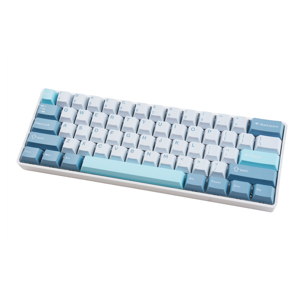 KC61 Gaming Mechanical Keyboard RGB Backlit Compact 61 Keys 60% Programmable Keyboard for Windows La