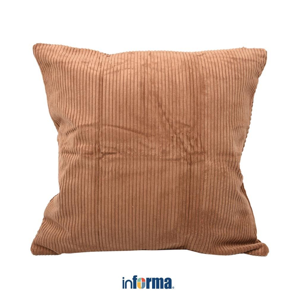 Informa 45X45 cm Sarung Bantal Sofa Cdr - Cokelat Cushion Cover Aesthetic Pelindung Bantal Sofa Pill