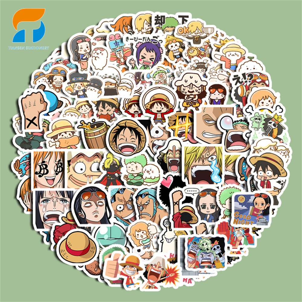 

100pcs Cute Cartoon Characters Stickers Diy Computer Washi Scrapbooking Laptop Stickers Stationery Arts Crafts