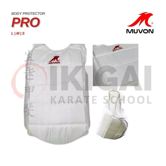 MUVON PRO BODY PROTECTOR Pelindung Badan Dada Karate