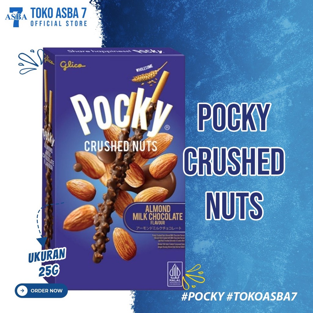 

GLICO POCKY CRUSHED NUTS ALMOND MILK CHOCOLATE 25G