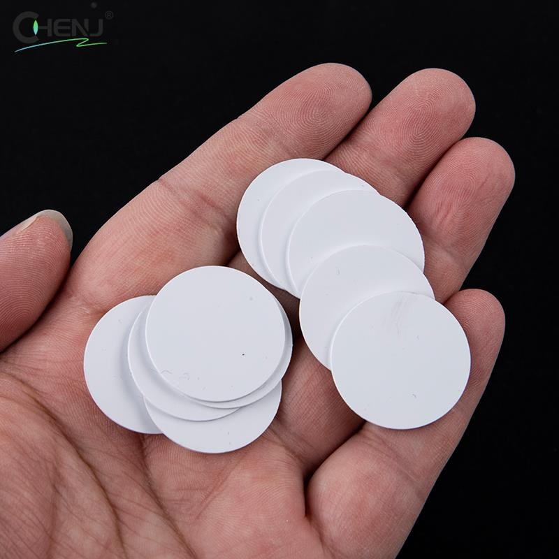 

10Pcs NFC Coins NTAG215 TAG Key 13.56MHz NTAG 215 Card Label Ultralight Tags Labels 25 Mm Diameter Round