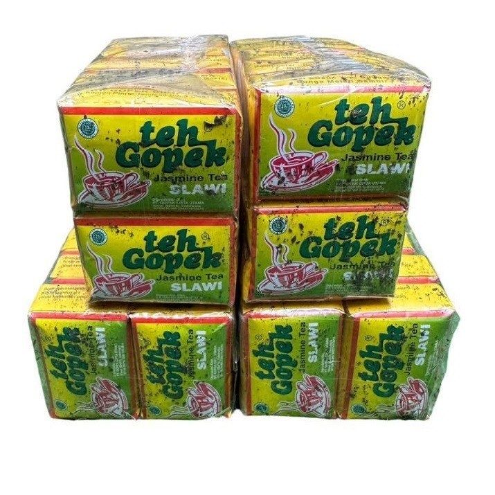 

TEH GOPEK JASMINE TEH MELATI TUBRUK - GOPEK 9 GRAM SATU SLOP ISI 50 PCS, 1 PACK ISI 10 PCS