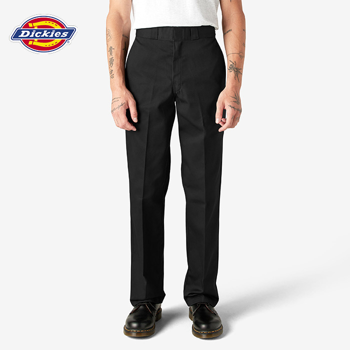 DICKIES - Men's Original 874 Work Pants, Black (BK) - Celana Kerja Pria