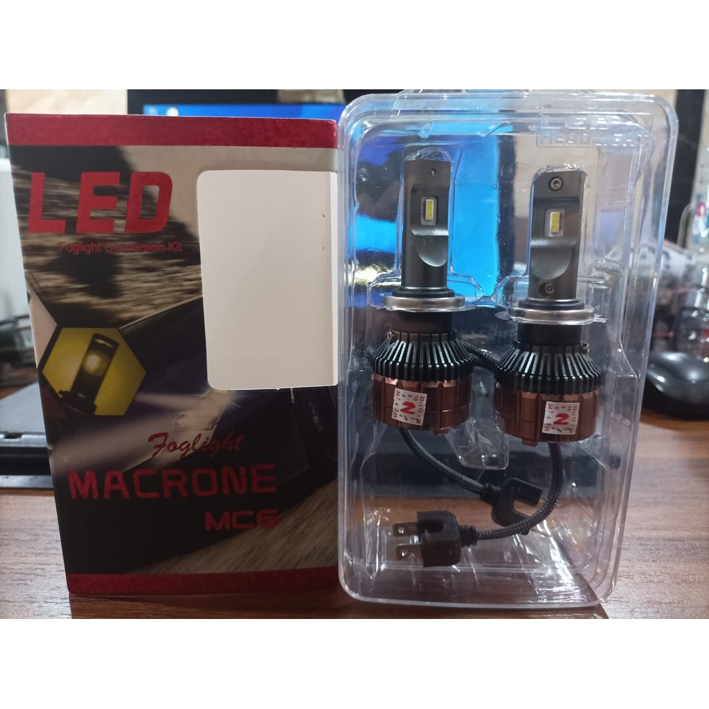 Lampu Mobil Lampu Led Macrone MC6 1 Warna Single H7