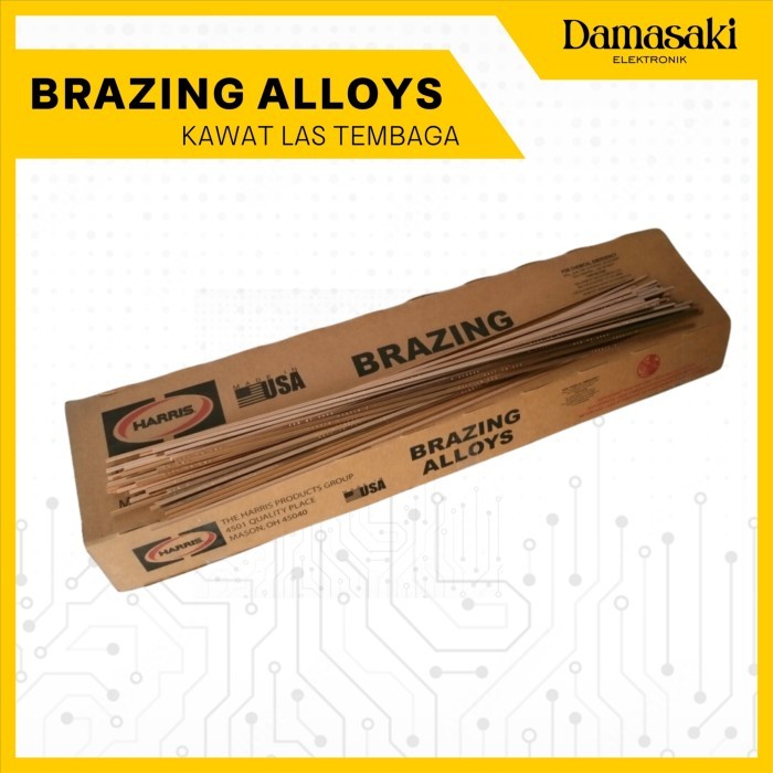 KAWAT LAS BRAZZING ALLOYS PERAK LAS TEMBAGA PIPA AC HARRIS STARMEC KUNINGAN