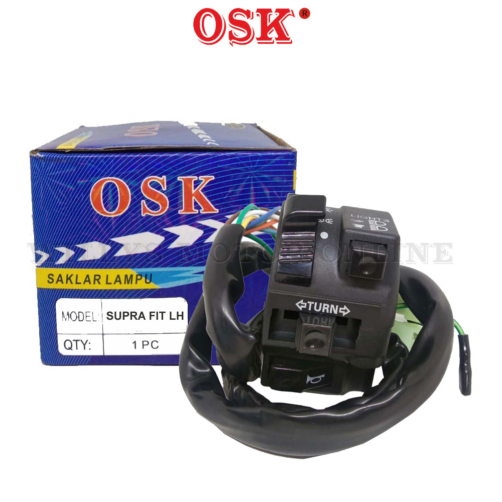 SAKLAR KIRI SUPRA FIT LAMA / HOLDER SAKLAR LAMPU KIRI SUPRA FIT LAMA