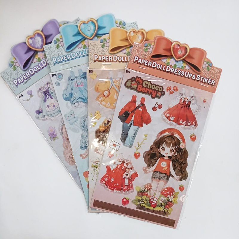 PAPER DOLL DRESS UP & STIKER