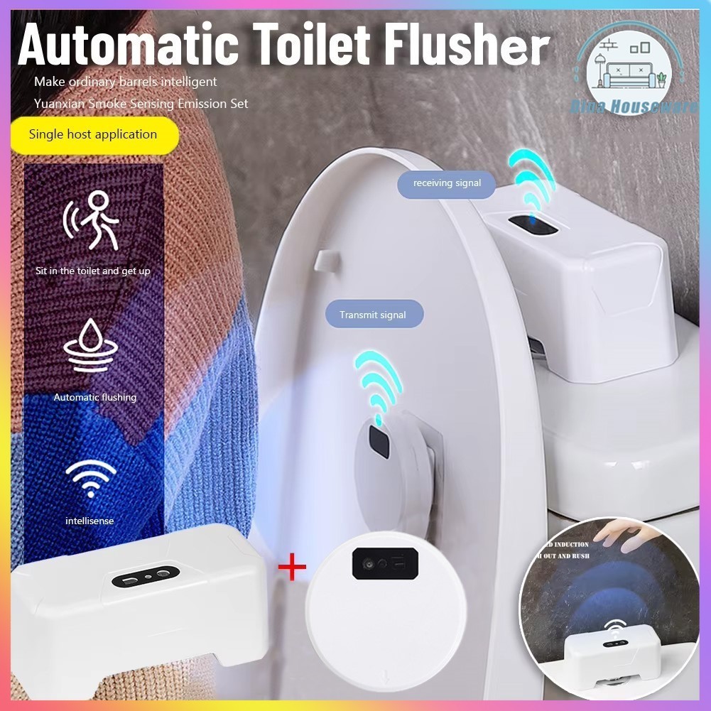 Flush Smart Sensor Toilet/Automatik Butang Indukti Toilet Flush/Flush Smart Toilet/Alat Sensor Flush