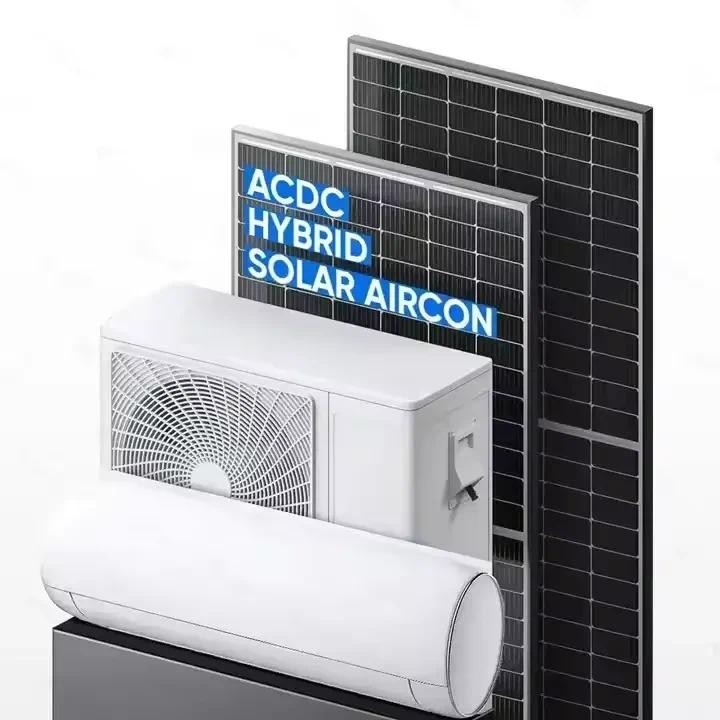 9000BTU 12000BTU 18000BTU 24000BTU Solar Ac Dc Hybrid Units Wall Split Air Conditioners Easy Install