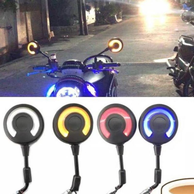 #CLN# spion scoopy led spion bulat model scoopy lampu led spion retro lampu led