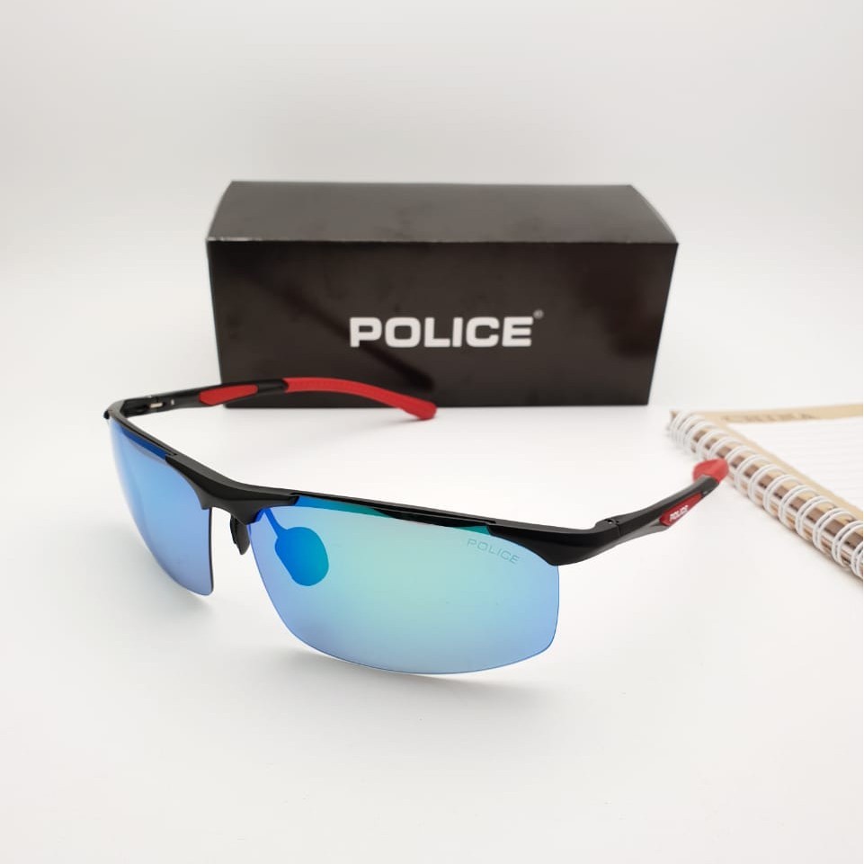 RAMASHOP - PROMO NIH COD Kacamata Hitam Kacamata Pria - Police A1910 -RZ