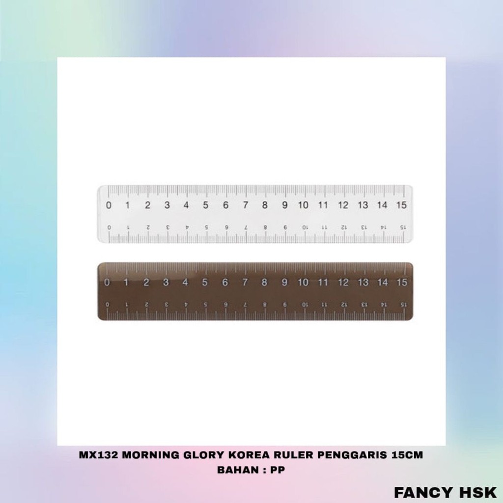 

KOREA MORNING GLORY RULER PENGGARIS 15CM MX132