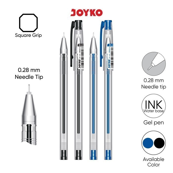 

Gel Pen Pulpen Pena Joyko GP-401 I-Tech 0.28 mm