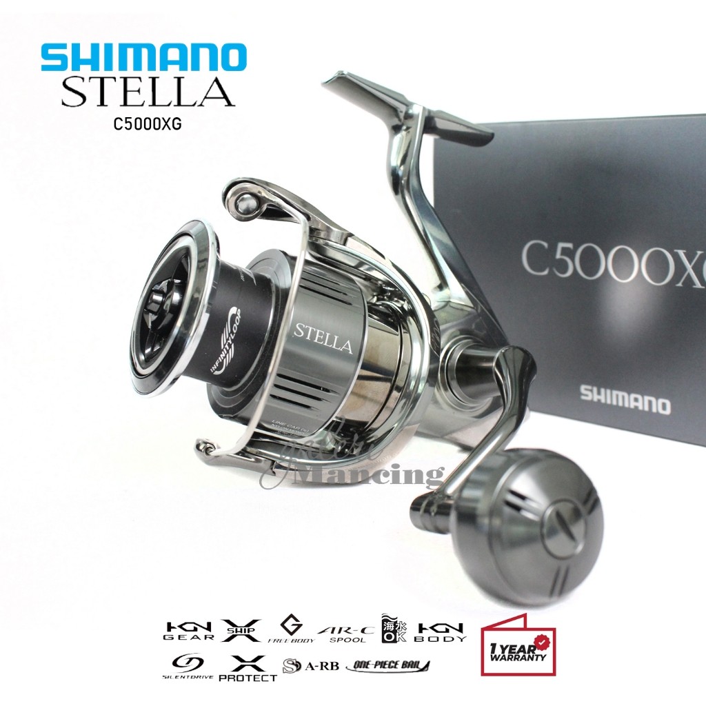 REEL SHIMANO STELLA 1000 - 2500HG - C3000 - C3000XG - 4000XG FK 2022