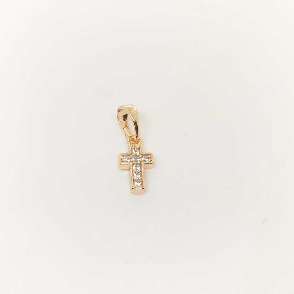 Liontin Tanpa Kalung Liontin Kecil Imut Motif Salib 1350