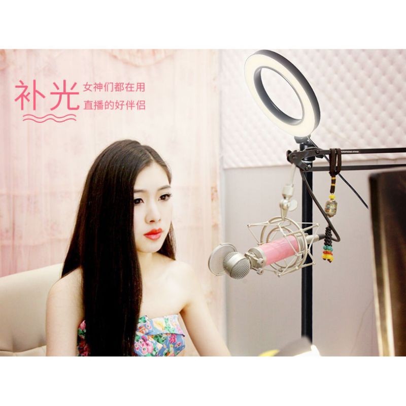 Taffstudio Lampu Halo Right Light LED Kamera 8W 6 Inch - RL - 19