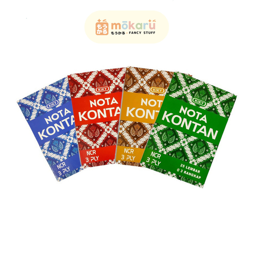 

Kiky Buku Nota Kontan 3 Ply Kecil 25 Lembar Rangkap 3