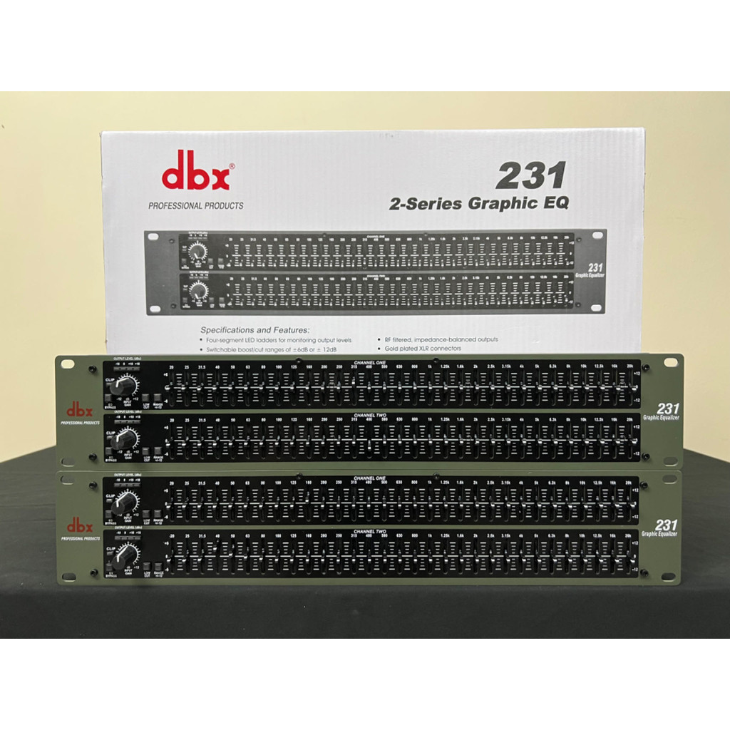 EQUALIZER DBX 231 / DBX 231 /EQUALIZER  DBX 231/DBX 231/ EQUALIZER  DBX 231/DBX 231