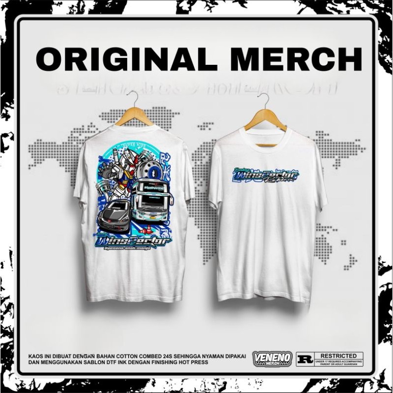 KAOS BUS/BUSMANIA/BAJU BISMANIA BABY WINSPECTOR ORIGINAL BY SUPERKID