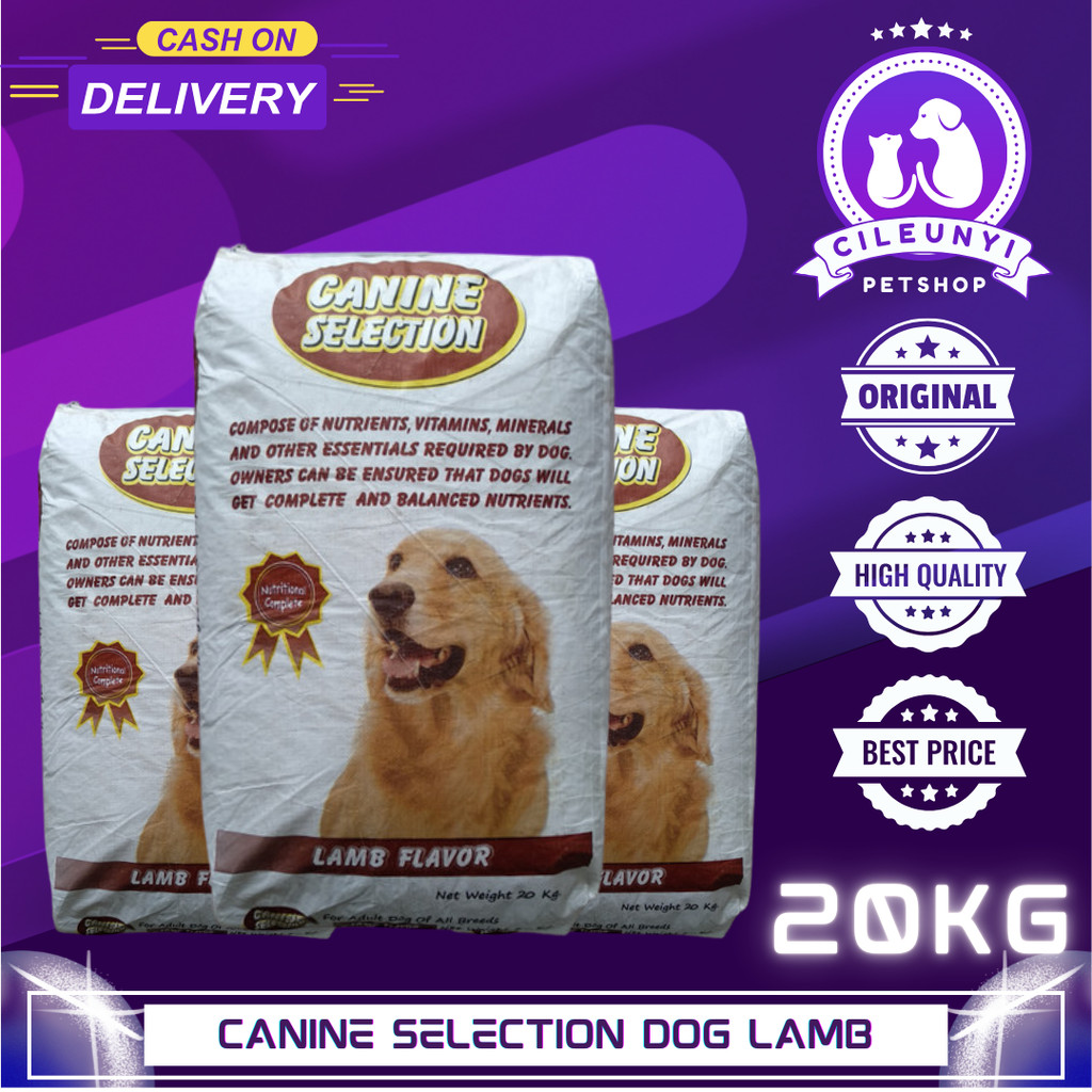 Canine Selection Dog 20 Kg | makanan dogfood 20kg - Lamb