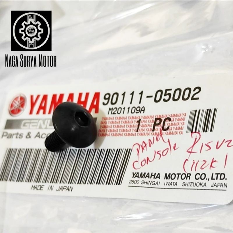 Baut panel console bawah stang Yamaha R15 V2 90111-05002 ORI YGP