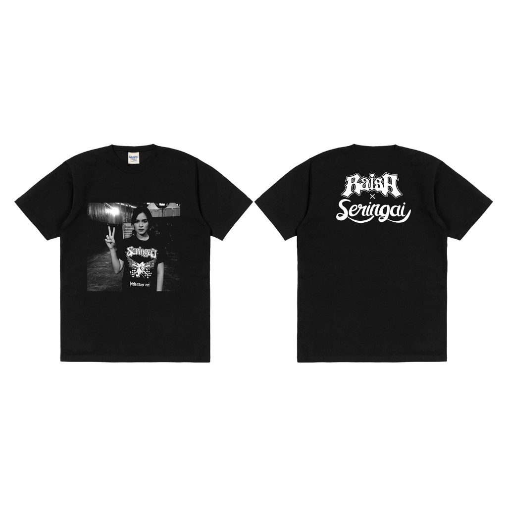 【ORIGINAL】 Rockermusic T-shirt Band Seringai X Raisa