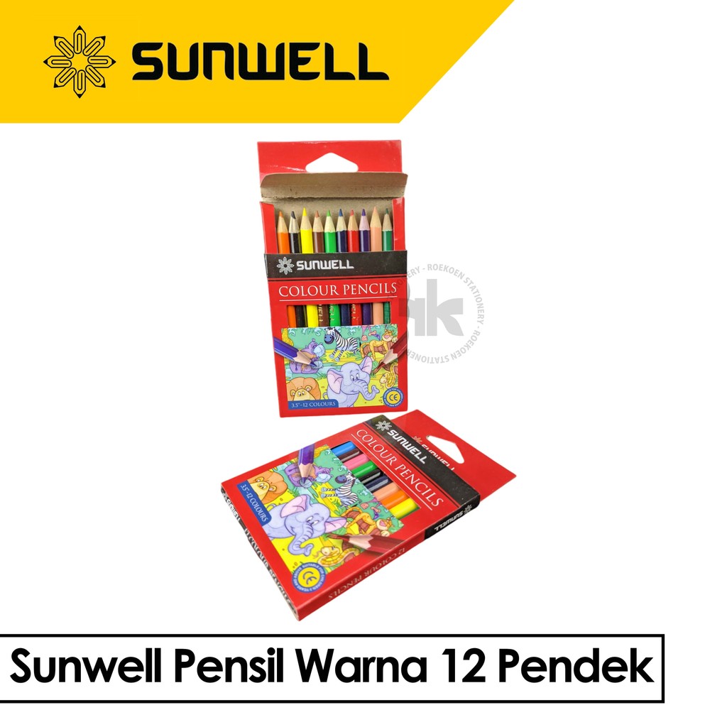 

Sunwell Pensil Warna 12 Pendek
