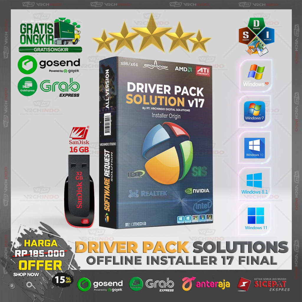 Driver Pack Offline Solutions | USB Driver Installer - DriverPack Untuk Instalasi Driver OS Windows