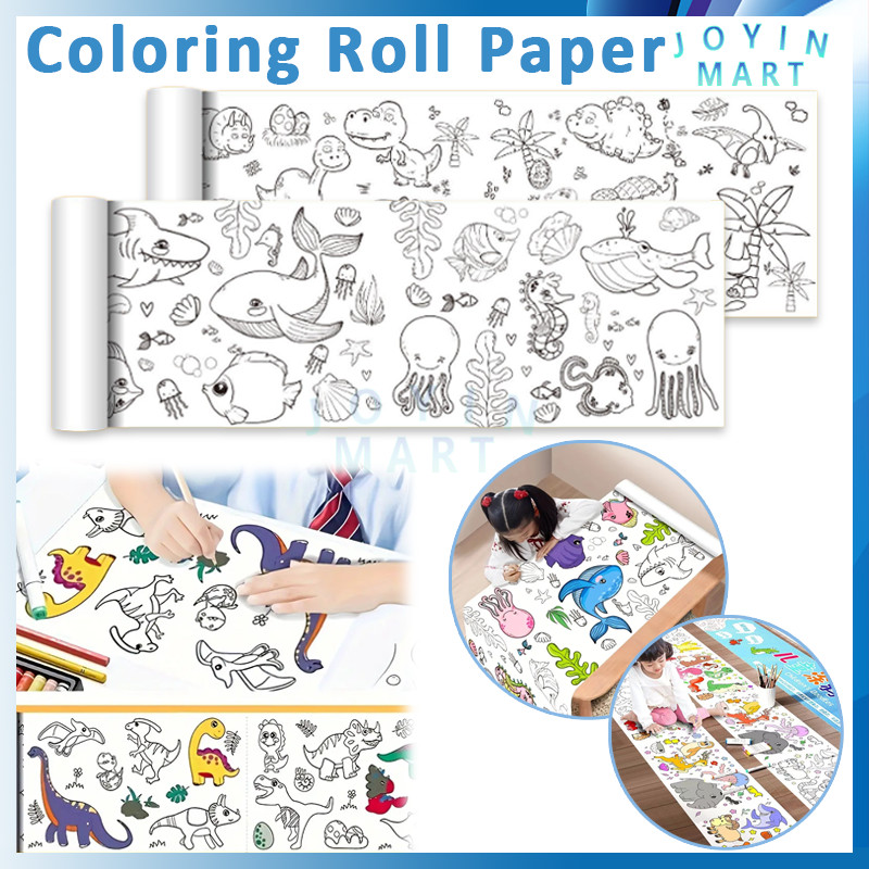 

Coloring Roll Paper/Graffiti Scroll Kertas Mewarnai Jumbo Anak