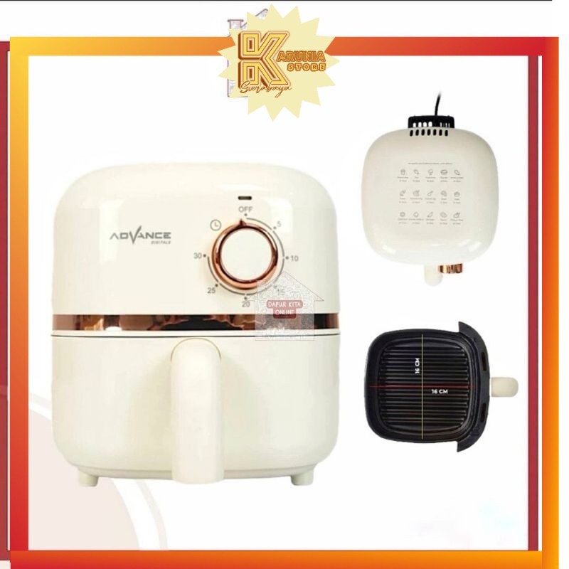 AIR FRYER ADVANCE Electric Air Fryer Advance ADF-20A (6)