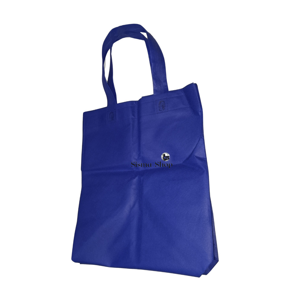 

Tas Spunbond 20 X 18 X 26 Warna Biru BCA / Goodie Bag 20x18x26 Warna Biru BCA