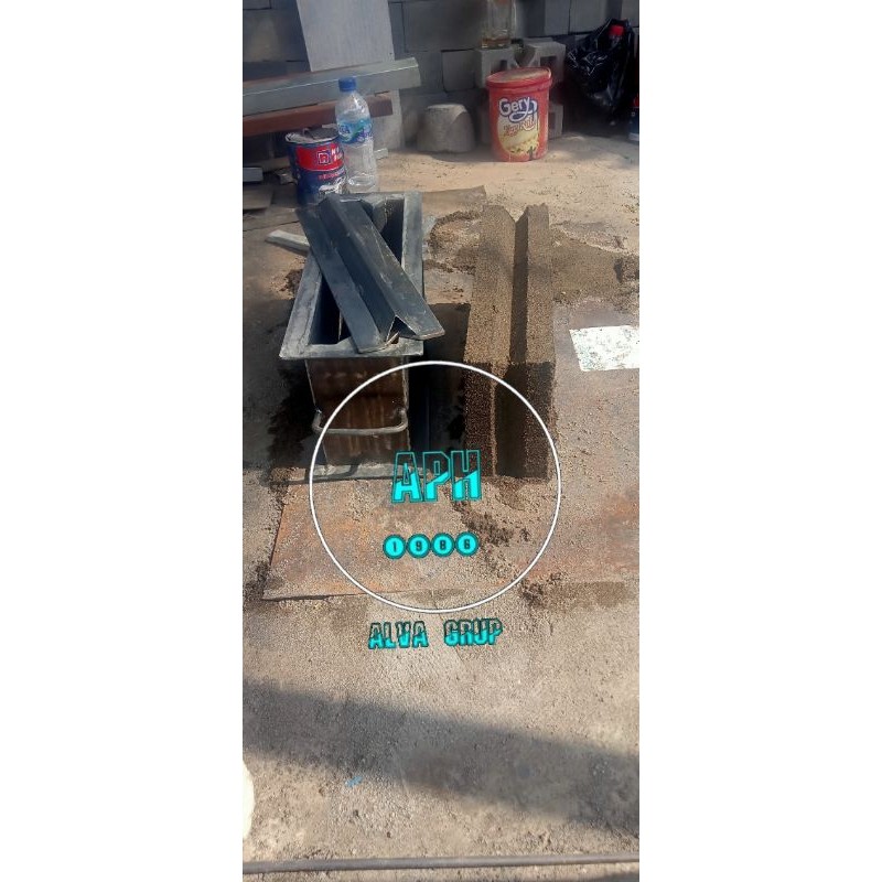 cetakan batako paten 30x15x10