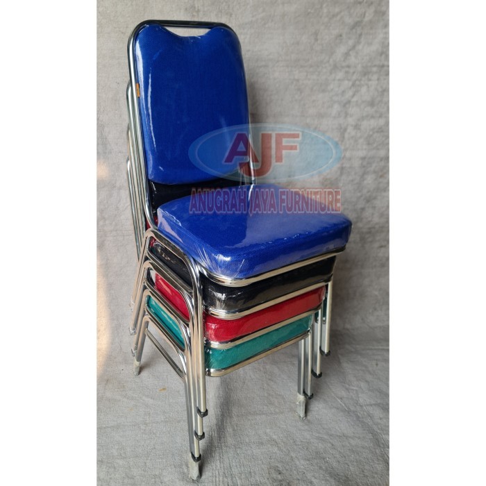 Kursi Susun kantor/ Kursi Tumpuk/ Kursi Bangku Hajatan kualitas Futura - Hijau Tosca