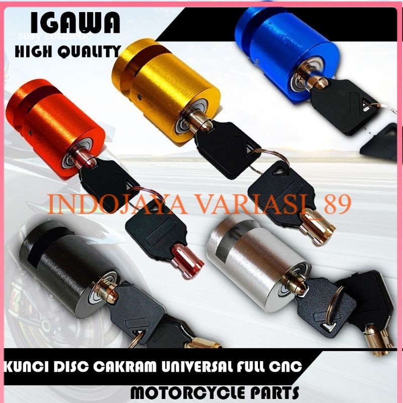 Kunci Pengaman Motor Kunci Cakram Motor Kunci Disc Kunci Motor Kunci Gembok Piringan Cakram Igawa Sj