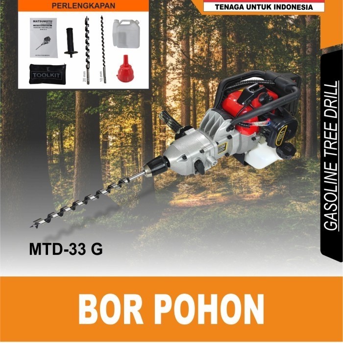Mesin Bor Pohon & kayu Matsumoto MTD-33G